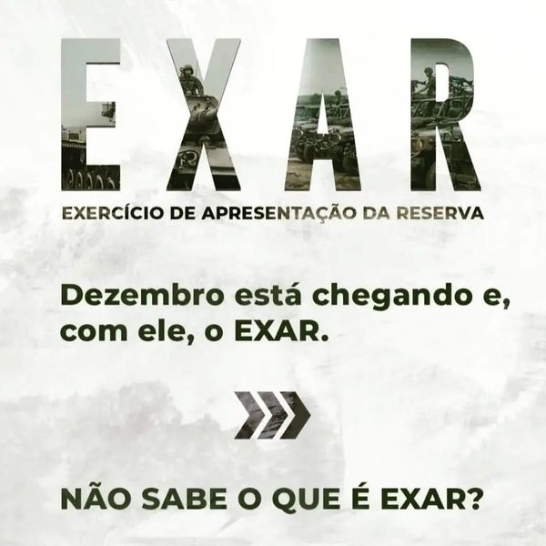 Exército esta convocando reservistas, se você não se apresentar